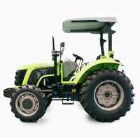 Tracteur agricole à roues Zoomlion RC904 90HP 4WD avec cabine et moteur diesel