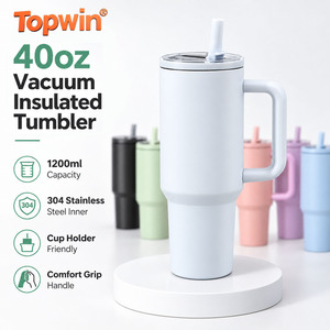 NUEVO 2025, Termo de Viaje de Acero Inoxidable de 40 oz, Aislado al Vacío, Doble Pared, con Tapa Abatible, Mantiene la Temperatura de 6 a 12 Horas, Caja de Regalo - Product Image 1