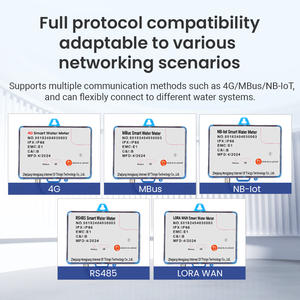 Умный счетчик воды DN40/50 R80 NB-<span class=keywords><strong>IoT</strong></span> с беспроводным резьбовым подключением, чугунный, без клапана, с удаленным считыванием и мониторингом - Product Image 4