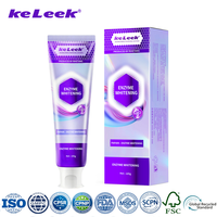 Dentifrice à l'enzyme de papaïne KeLeek, pâte blanchissante naturelle pour les dents, élimine les taches de café et de thé, soin buccal pour les dents sensibles, 105g