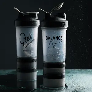 Best Seller GYM Shaker Bottle Mixer Protein Cup For Water Bottle Hydro With Pill Case