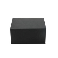 Boîte artisanale personnalisée noire de haute qualité pour hommes montre bijoux produits de soins de la peau emballage écologique boîte cadeau d'anniversaire surprise
