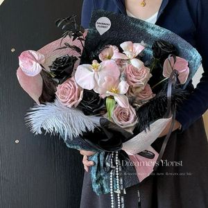 Valentine's Day <b>Paper</b> for Flower <b>Wrapping</b> <b>Paper</b> Wholesale Supplier Colorful New Arrival Wrinkle Fold <b>Paper</b> - Product Image 6