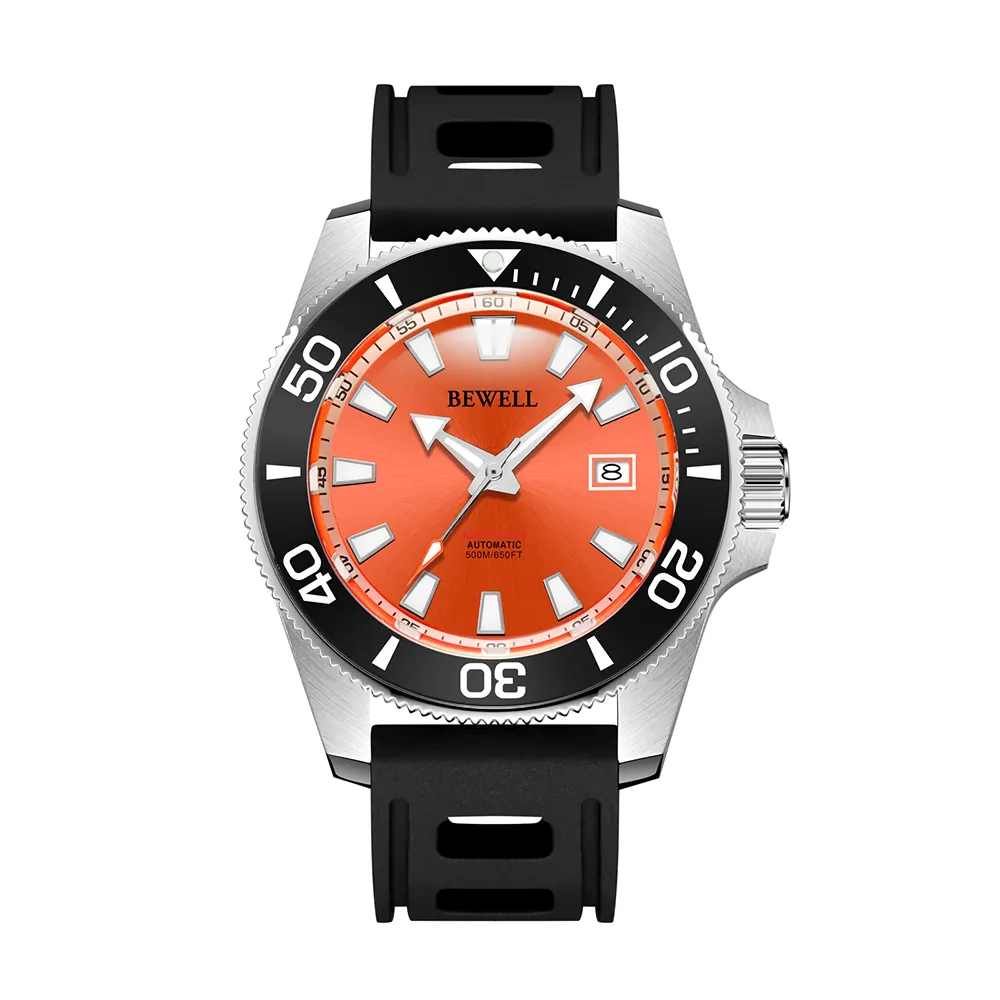 ساعة Seamater Aqua الرجالية للغوصات الميكانيكية الأوتوماتيكية من الفولاذ المقاوم للصدأ 45 مم