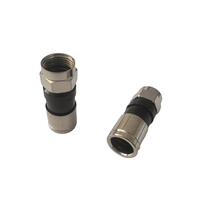 El adaptador coaxial de enchufe macho Squeeze de la mejor calidad acepta diseño personalizado