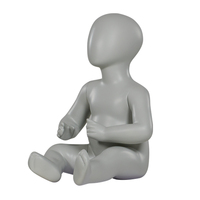 Maniquí de Fibra de Vidrio para Niños, Cuerpo Completo, con Cabeza de Huevo, para Exhibición de Ropa Infantil, Venta al por Mayor