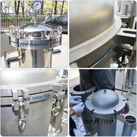 Housing Filter Multi-Bag Industri OEM Kustom Baru dari Baja Tahan Karat 304/316 dengan Akurasi Filtrasi Tinggi untuk Makanan dan Minuman