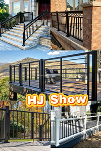 Nouvelle conception HJ : Garde-corps <span class=keywords><strong>en</strong></span> aluminium pour balcon, balustrades de pont, garde-corps <span class=keywords><strong>d</strong></span>'<span class=keywords><strong>escalier</strong></span> extérieur <span class=keywords><strong>en</strong></span> métal aluminium - Product Image 5
