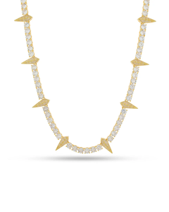 Vente en gros de chaîne en diamant Moissanite à surface lisse très brillante avec modèle de style tennis et cristal transparent pour fête ou cadeau - Product Image 2