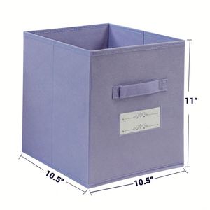 Wholesale Fabric Storage Organizer <b>Box</b> Container <b>Wardrobe</b> Home Storage Organizer <b>Box</b> with Movable Lid Caja De Almacenaje - Product Image 1