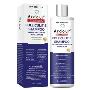 Anti-Dandruff and Antifungal Shampoo - Treats Folliculitis, Seborrheic Dermatitis, Psoriasis - Relieves Itchy, Dry Scalp
