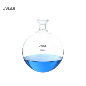 Tabung Kaca Borosilikat OEM Bulat Dasar 500ml 1000ml 2000ml J-FLS-<span class=keywords><strong>M</strong></span> Aksesoris untuk Flask Evaporator Rotary Buchi - Product Image 2