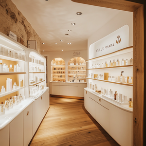 Estante de exhibición de tienda de cosméticos ajustable para tiendas de cuidado de la piel Muebles para tiendas de cuidado de la piel de centro comercial - Product Image 2