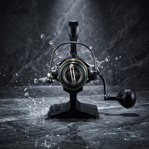 <span class=keywords><strong>Moulinet</strong></span> de pêche spinning, rapport de transmission 5.2:6.2, système de roulements à billes 5+1, corps en aluminium, composants en carbone pour la pêche en <span class=keywords><strong>mer</strong></span>/eau douce/lac - Product Image 2