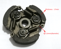 Pièces de moto bdcat 14T, Kit d'embrayage adapté aux pièces Mini Pocket, Quad, Dirt Bike, 47cc 49cc