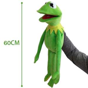 Marionnette à main de grenouille personnalisée, poupée en peluche d'animal Kawaii, jouets éducatifs pour bébé, jouet de conte en forme de grenouille pour enfants - Product Image 3