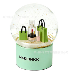 Makeinkk Cosmetic Theme Crystal Ball Decorative <b>Light</b> Up <b>Globe</b> For Beauty Enthusiasts Birthday Gift - Product Image 3