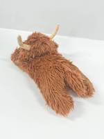 Coussin lesté personnalisé en forme de vache des Highlands, jouet en peluche, chauffant/refroidissant au micro-ondes, pour le sommeil, cadeau
