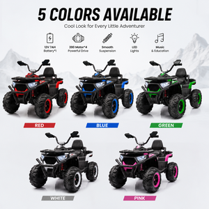 Moto Elettrica per Bambini 12V con Telecomando, Stile ATV, Nuova Condizione, Ottima Potenza delle Ruote - Product Image 3