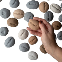 Boules en céramique d'argile polies et respirantes de style féerique Kangshun de qualité supérieure, personnalisables en couleur, taille et forme, avec emballage sur mesure