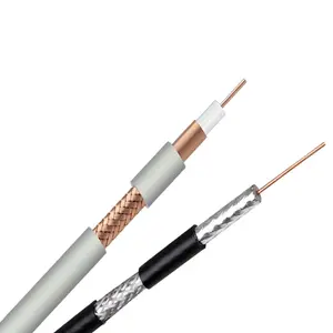 High quality best price 70 ohm high power 300M mini rg6 coaxial cable