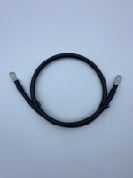 Câble de batterie à borne en cuivre pur, isolé en silicone, pour onduleur, UPS, stockage d'énergie, connexion électrique, disponible en plusieurs tailles