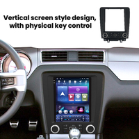 Écran radio lecteur DVD stéréo 9,7 pouces pour Ford Mustang 2010-2014, unité centrale multimédia GPS avec Carplay sans fil et Android Auto