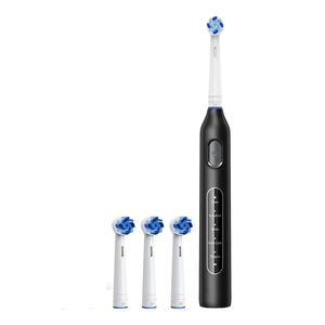 Brosse à dents électrique rotative avec 8 têtes de brosse douces, écran LED, étanche IPX7, blanchiment des dents et 5 modes pour usage domestique - Product Image 1