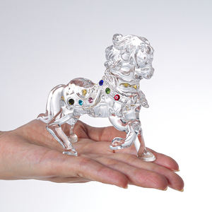 Figurine de cheval en cristal, objet de collection, statue d'animal polie écologique, décoration pour la maison, le bureau ou la table - Product Image 2
