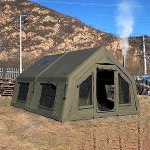 เต็นท์เป่าลม4คนพร้อมปั๊มลมเต็นท์ระเบิดทุกสภาพอากาศพร้อมตัวแบ่งความเป็นส่วนตัวติดตั้งง่ายและตัวแบ่งความเป็นส่วนตัวสำหรับการตั้งแคมป์ - Product Image 1