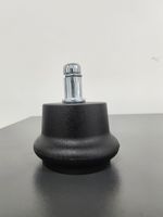 Roulettes modernes en nylon avec freins, patins de meubles noirs, pieds de nivellement pour la protection des sols de salon, de bureau et de salle de bain