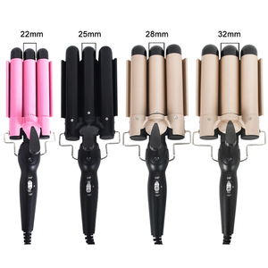 เครื่องหนีบผมไฟฟ้าอัตโนมัติไร้สาย รุ่นใหม่ ดีไซน์ทันสมัย พร้อมชุดม้วนผมเซรามิก - Product Image 2