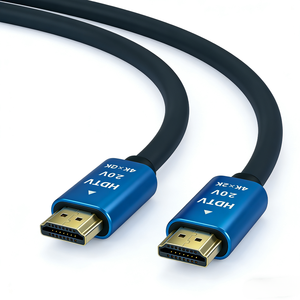 Câble HDTV haute vitesse 4K 60Hz <span class=keywords><strong>HDMI</strong></span> 2.0 1,5 m plaqué or pour téléviseur, ordinateur portable, moniteur, projecteur - Product Image 2