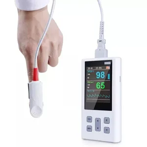 LED PC Software Adulto Pediátrico Neonate Sales Medidor de Oxo Médico Preço barato Oxímetro Handheld De Pulso COM SUPORTE