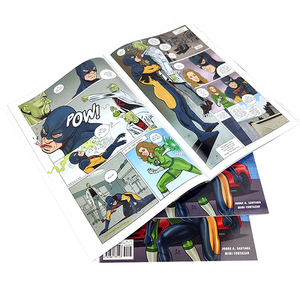 Hot Sale High Quality Custom <strong>Manga</strong> Comic Book Printing <strong>for</strong> Teens/Young <strong>Adults</strong> Using Corrugated Board Kraft Offset Cardboard - Product Image 2