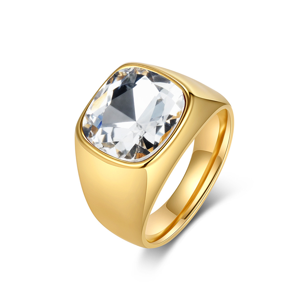Diamant blanc doré