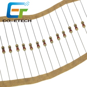 100 Cái/túi 1/4W Điện Trở Màng Carbon 0.25W 5% Giá Trị 0R ~ 1M Điện Trở - Product Image 3