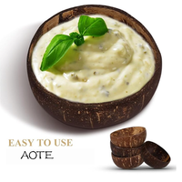 Bols en noix de coco polis jetables, cuillères en bois, ensemble de fourchettes écologiques pour salade, bol en coquille de noix de coco