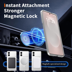 Funda Protectora 2 en 1 Transparente Antiarañazos con Fuerte Succión Magnética para Google <span class=keywords><strong>Pixel</strong></span> 10 Pro XL 9 Pro 8A, Carcasa Protectora Antigolpes - Product Image 3