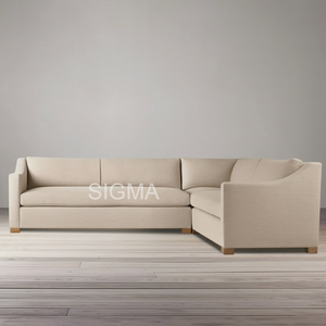 Set di sedie componibili componibili di lusso <span class=keywords><strong>mobili</strong></span> interni soggiorno Standard Comfort a forma di L - Product Image 3
