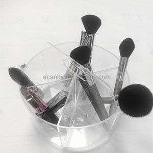 Organizzatore per Trucchi in Acrilico Trasparente con Manico, 5 Scomparti, <span class=keywords><strong>Plexiglass</strong></span> su Misura, Moderno Contenitore da Bagno per Cosmetici - Product Image 5