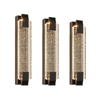 Lampe murale en fer à LED personnalisée de 50cm Lampe murale décorative à la mode minimaliste à LED pour projet d'hôtel