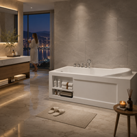 Bak Mandi Akrilik Berdiri Sendiri Grosir Pabrik, Bak Rendam Modern untuk Proyek Kamar Mandi Hotel