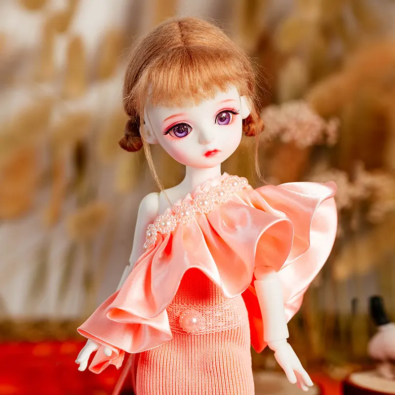 BJD人形用卸売人形ドレスオリジナルデザイン11.5インチ人形服セットとアクセサリー