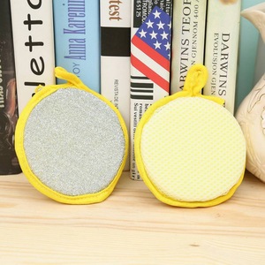 Nuevo estropajo de esponja de doble cara estilo Yuanbao/estropajo de lana de acero/pan de cocina/pan de limpieza para cocina - Product Image 2