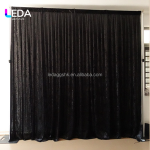 LEDA Rideau en velours diamanté sur mesure, couleur personnalisée, très demandé, pour décors de mariage et événements - Product Image 4
