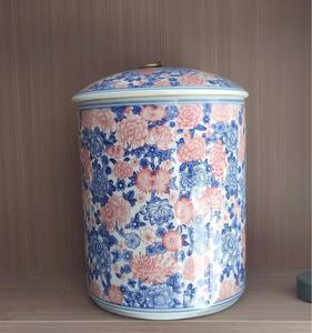 Contenitori sani per la conservazione della farina Eid <span class=keywords><strong>e</strong></span> milad decorazione per la casa vaso in ceramica con coperchio ad anello in metallo - Product Image 1