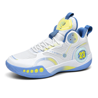 Chaussures de basketball montantes professionnelles pour hommes, respirantes et confortables, avec logo de marque personnalisé pour le dropshipping