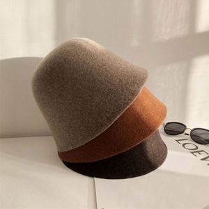 Wholesale Custom Personalized Sun Protection Unisex Autumn and Winter Wool Fisherman <b>Hat</b> - Product Image 3
