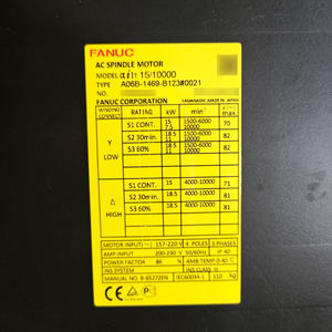 FANUC A06B-1469-B123 # Motor Servo AC Serie Alpha 0021, Unidad de Motor Servo Serie Alpha - Product Image 3